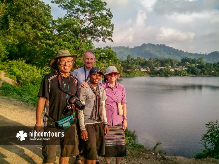 At Chittagong Hill-Tracts area in Bangladesh