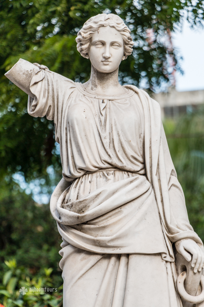 Statue on a grave at Armenian Church of Holy Resurrection in Old Dhaka