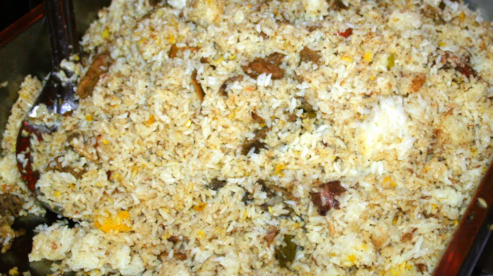 Biriyani, the authentic local food of Dhaka.