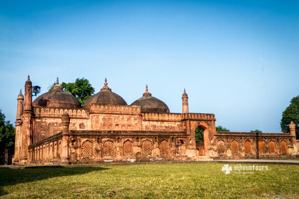 The mosque of Shah Niamatullah at Tahkhana Complex in Gaur