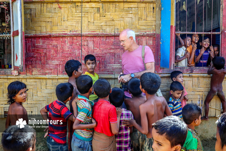 Visiting the Rohingya camps at Cox's Bazar in Bangladesh
