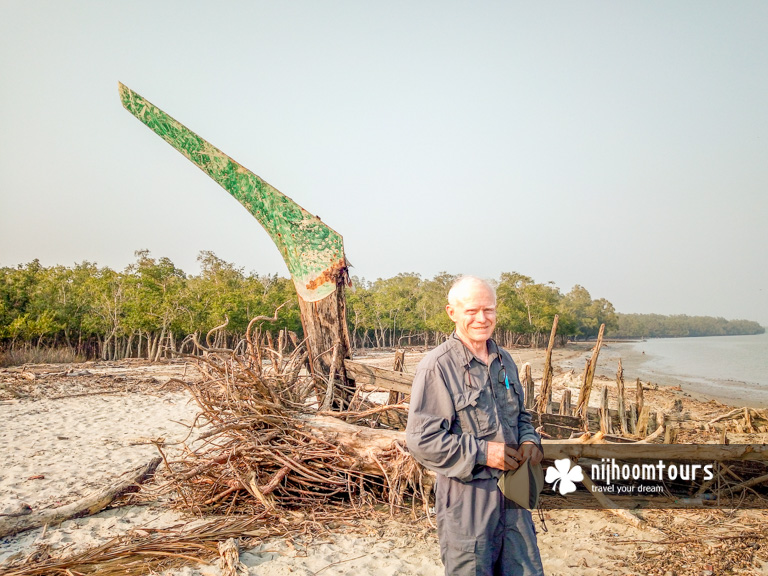 Bruce Kennedy visiting the Sundarbans Mangrove Forest in Bangladesh