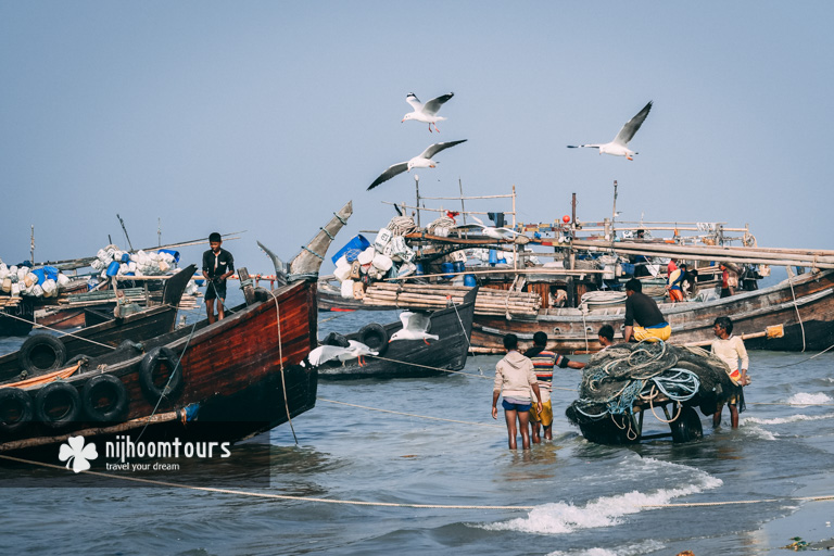 A fishing port in Cox's Bazar