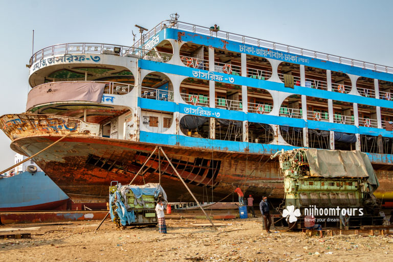 Shipwreck at Dhaka Ship Yard