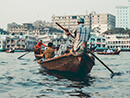 Photo of Sadarghat waterfront in Dhaka City Tour Package - New & Old Dhaka tour, with Nijhoom Tours